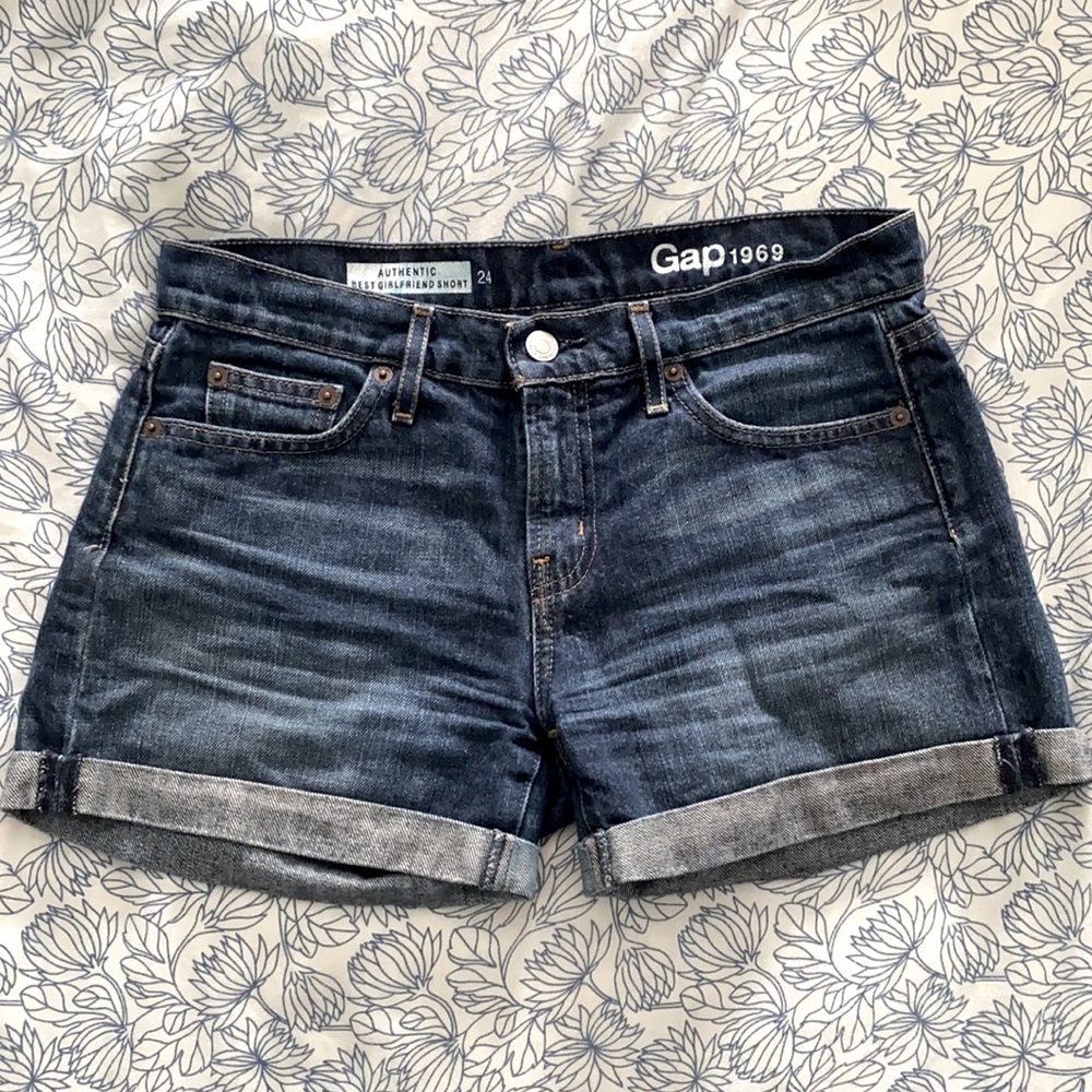 Gap cuffed denim shorts